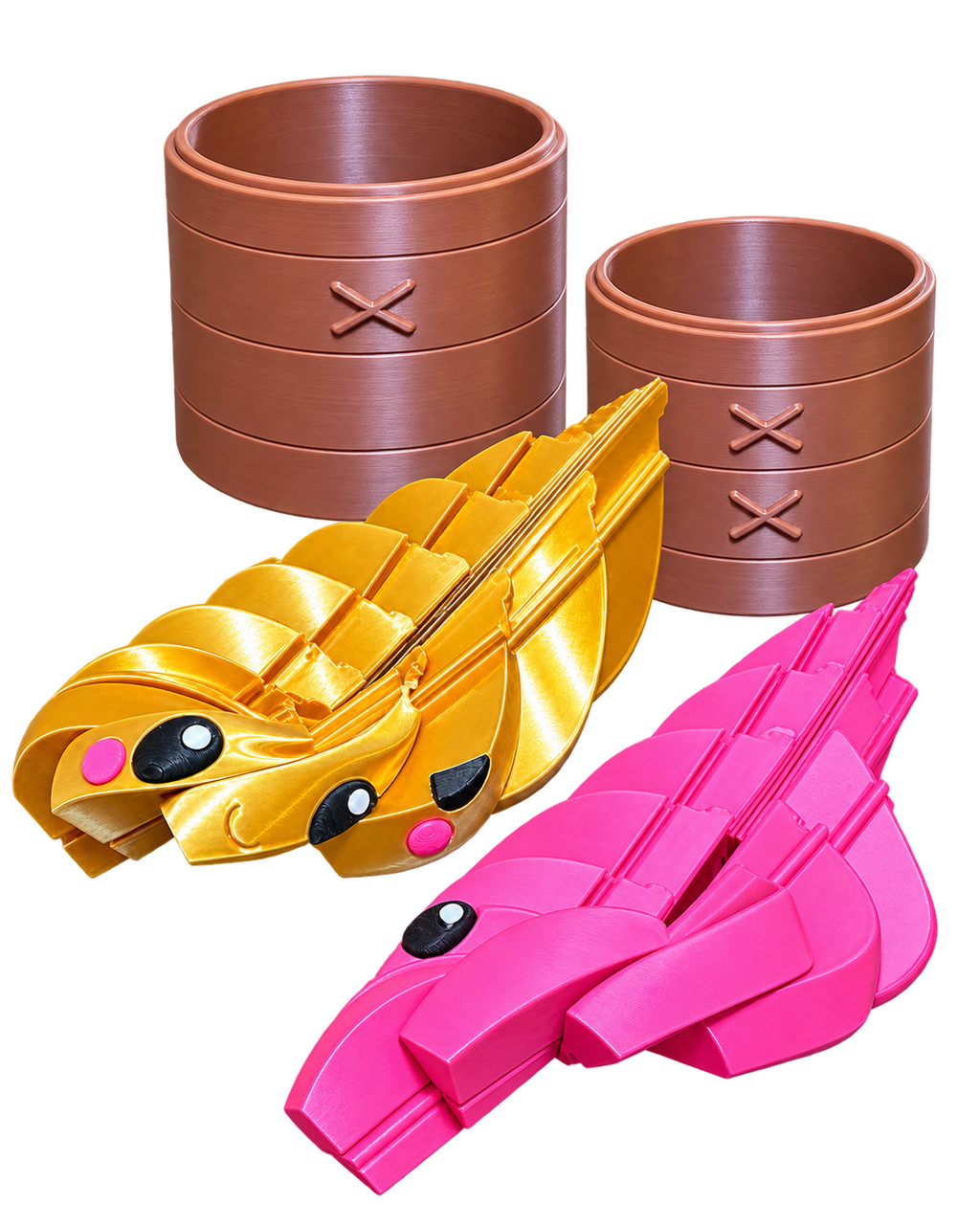 🥟 Dumpling 3D Articulado – Divertido, Flexible y Coleccionable