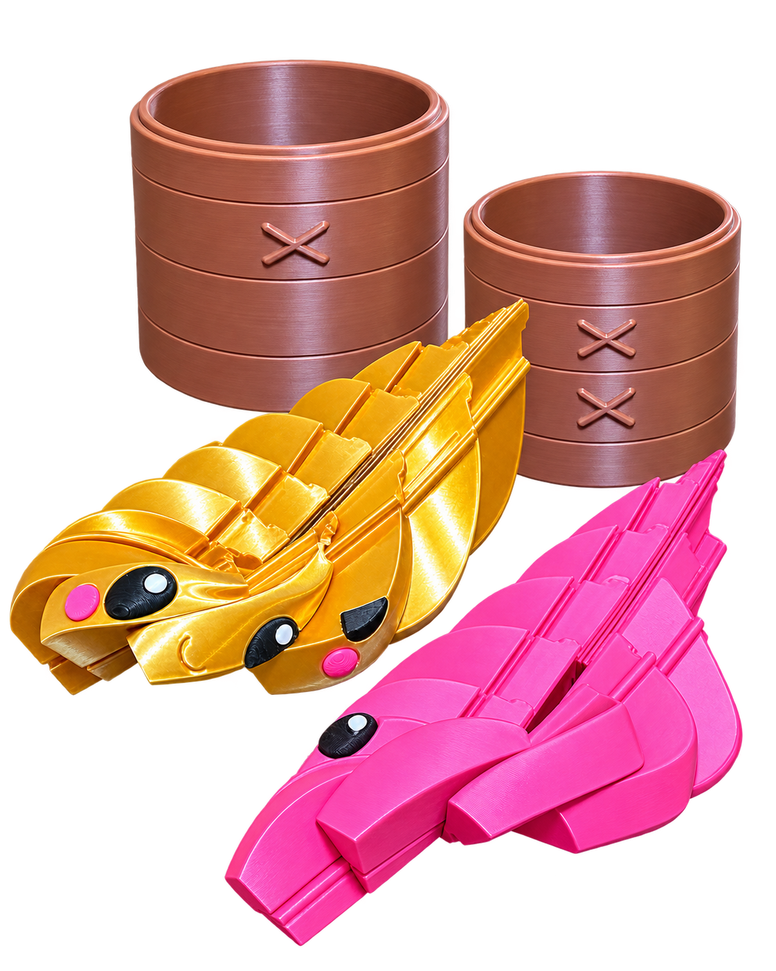 🥟 Dumpling 3D Articulado – Divertido, Flexible y Coleccionable