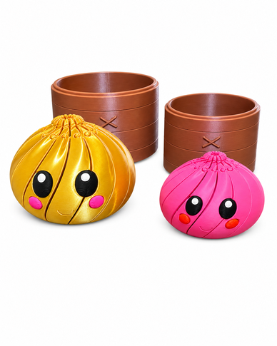 🥟 Dumpling 3D Articulado – Divertido, Flexible y Coleccionable